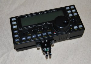 Photo of KX3 with key fitted